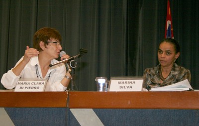 Maria Clara Di Pierro e Marina Silva