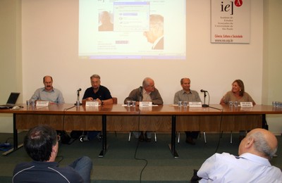João Vicente Assunção, Paulo Saldiva, César Ades, Wagner Costa Ribeiro e Helena Ribeiro