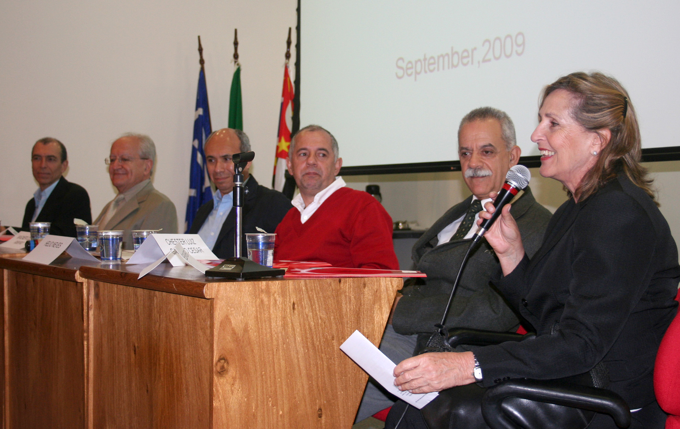 Rodrigo César de Araújo Cunha, César Ades, Wagner Costa Ribeiro, Helio Neves, Chester Luiz Galvão Cesar e Helena Ribeiro