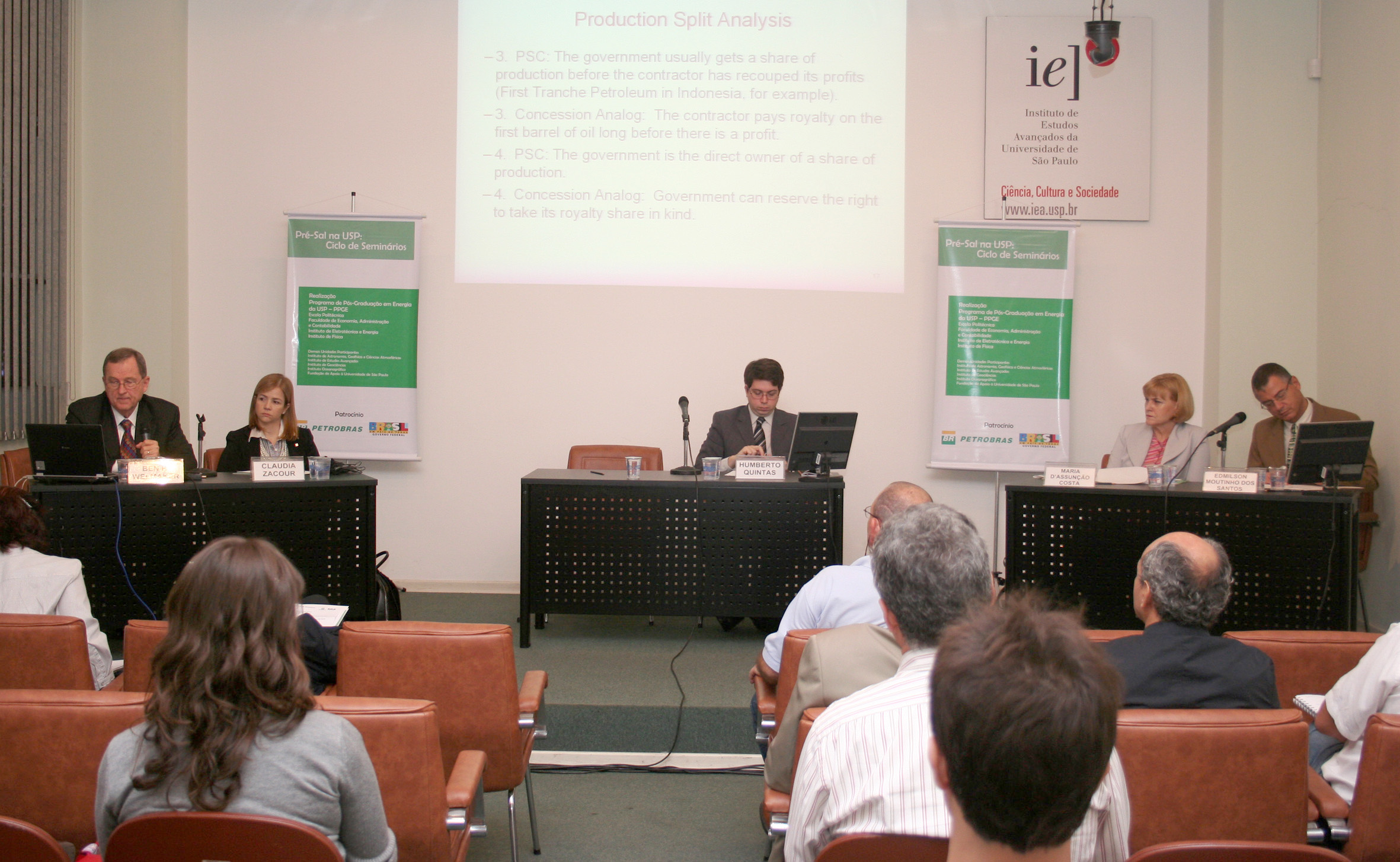 Ben H. Welmaker Jr, Claudia Zacour, Humberto Quintas, Maria D'Assunção Costa e Edmilson Moutinho dos Santos