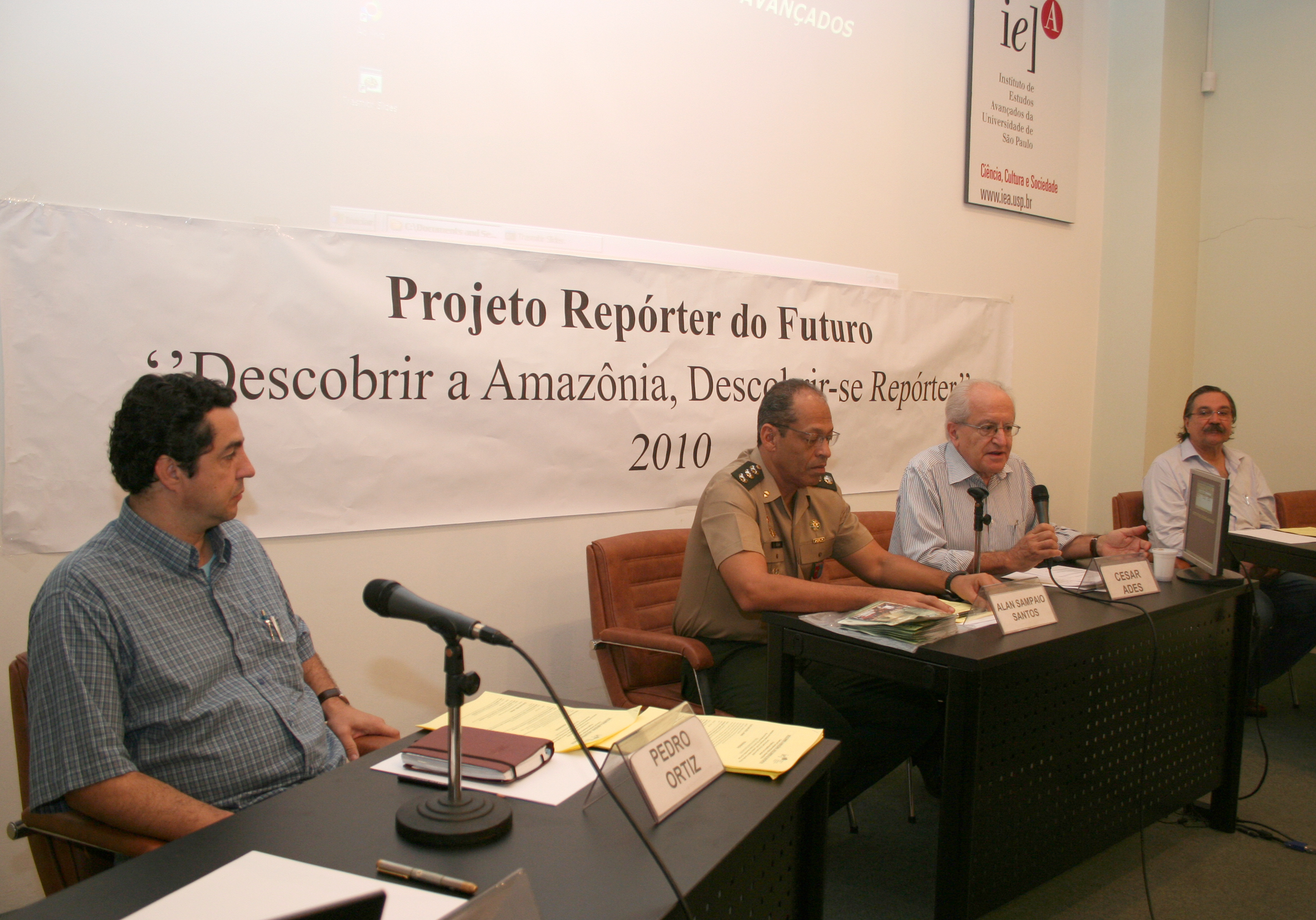 Pedro Ortiz, Alan Sampaio Santos, César Ades e Sérgio Gomes