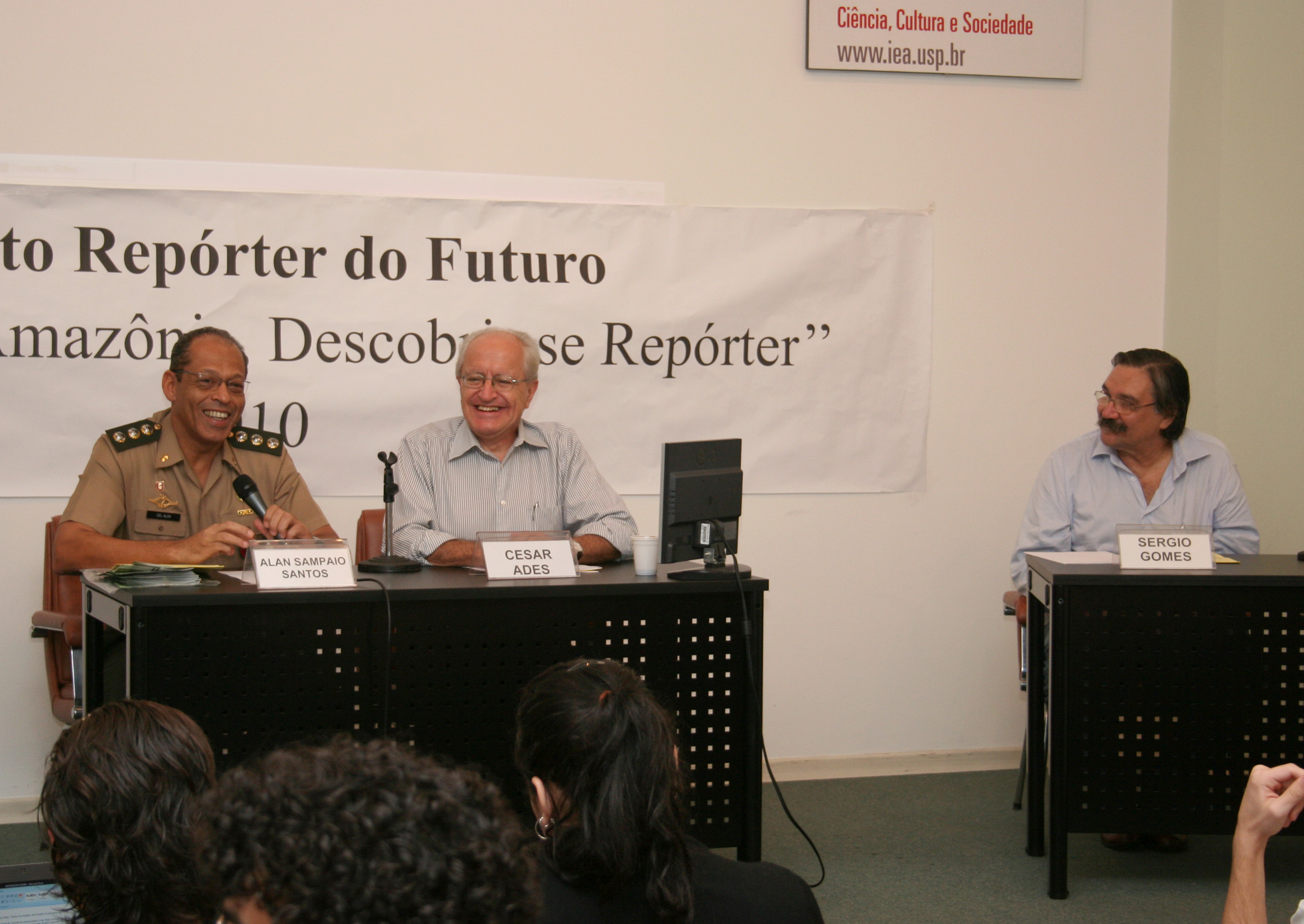 Alan Sampaio Santos, César Ades e Sérgio Gomes