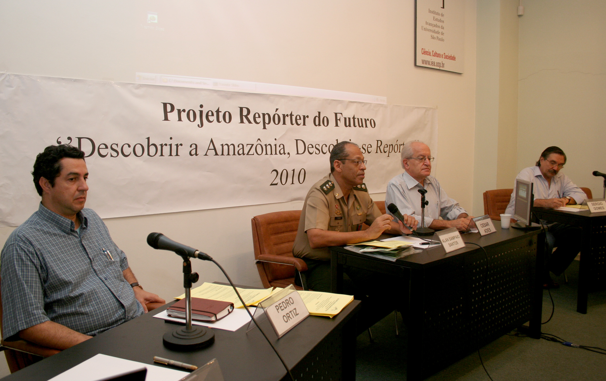 Pedro Ortiz, Alan Sampaio Santos, César Ades e Sérgio Gomes