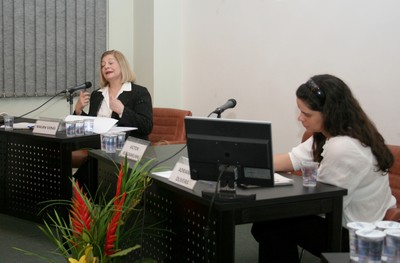 Maura Veras e Adriana Capuano de Oliveira