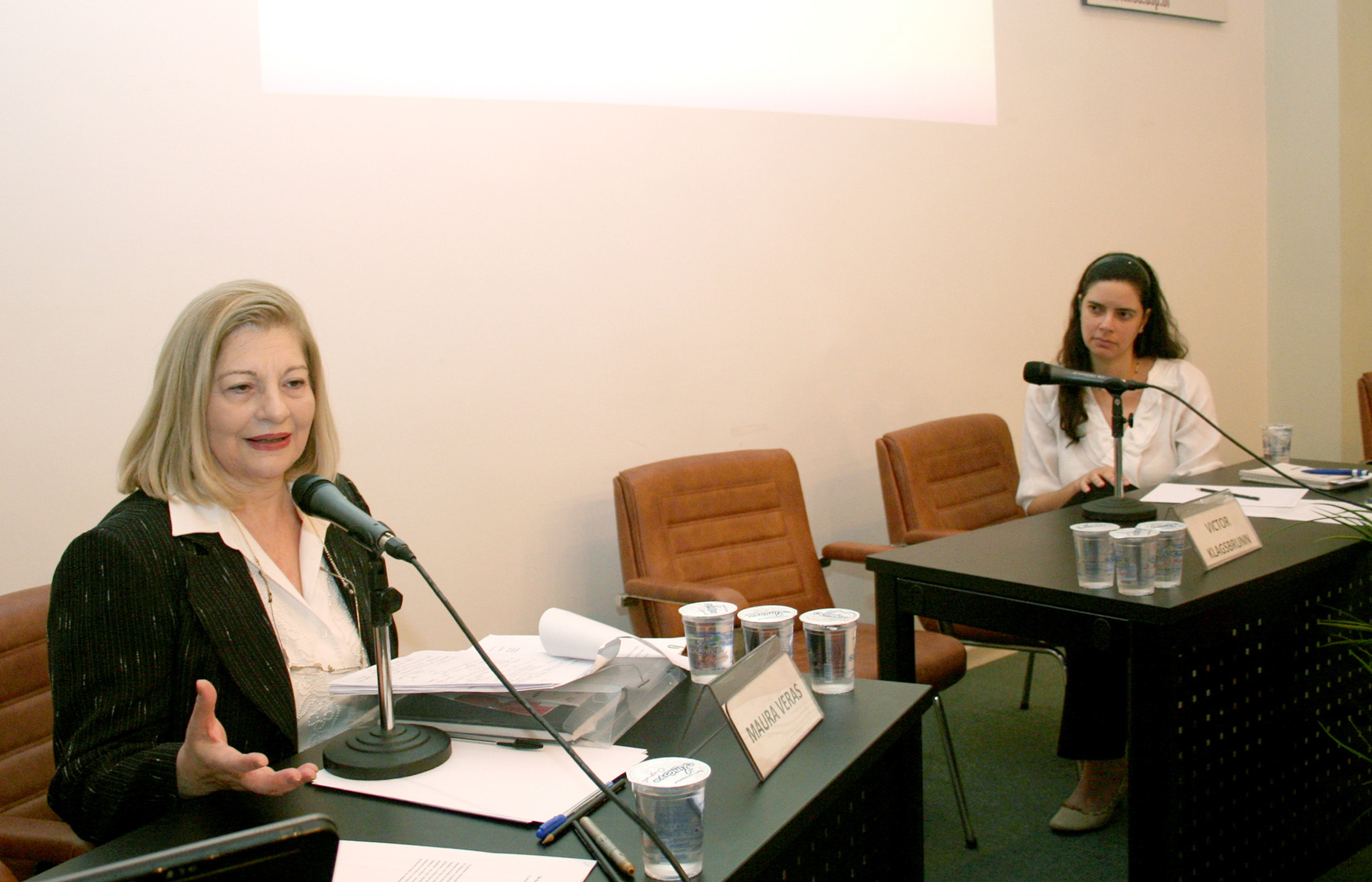 Maura Veras e Adriana Capuano de Oliveira
