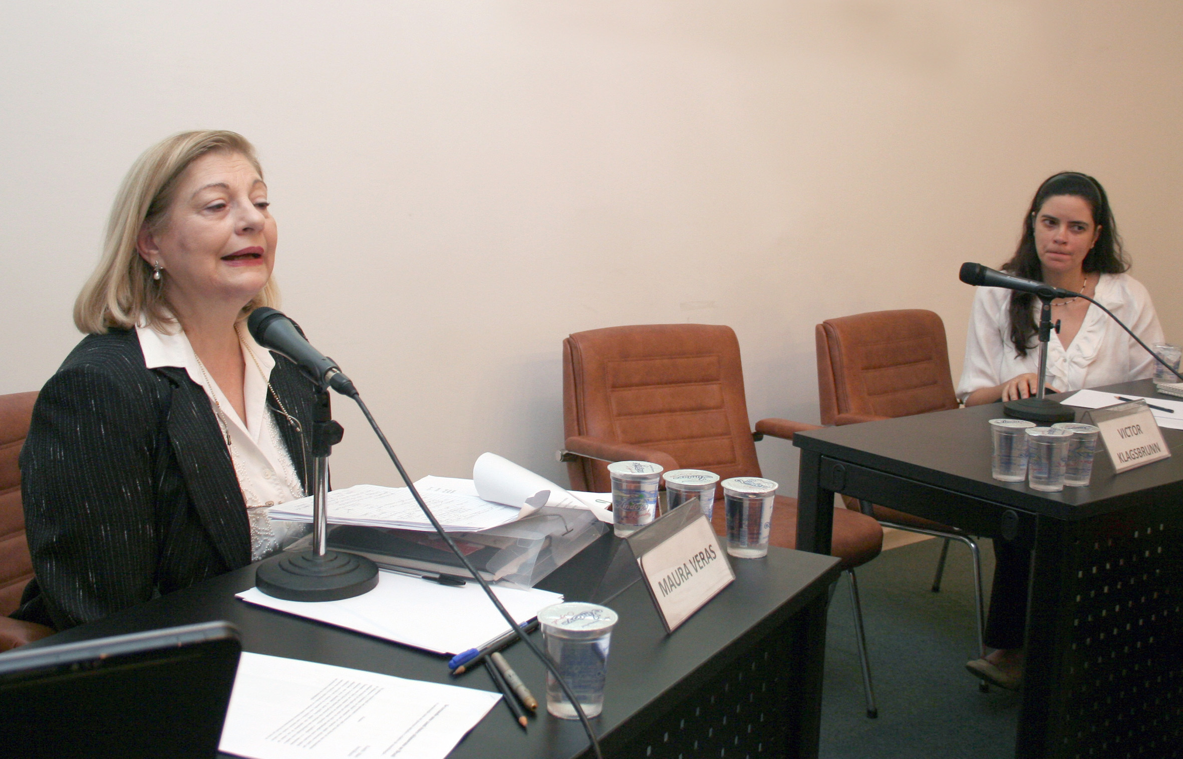 Maura Veras e Adriana Capuano de Oliveira