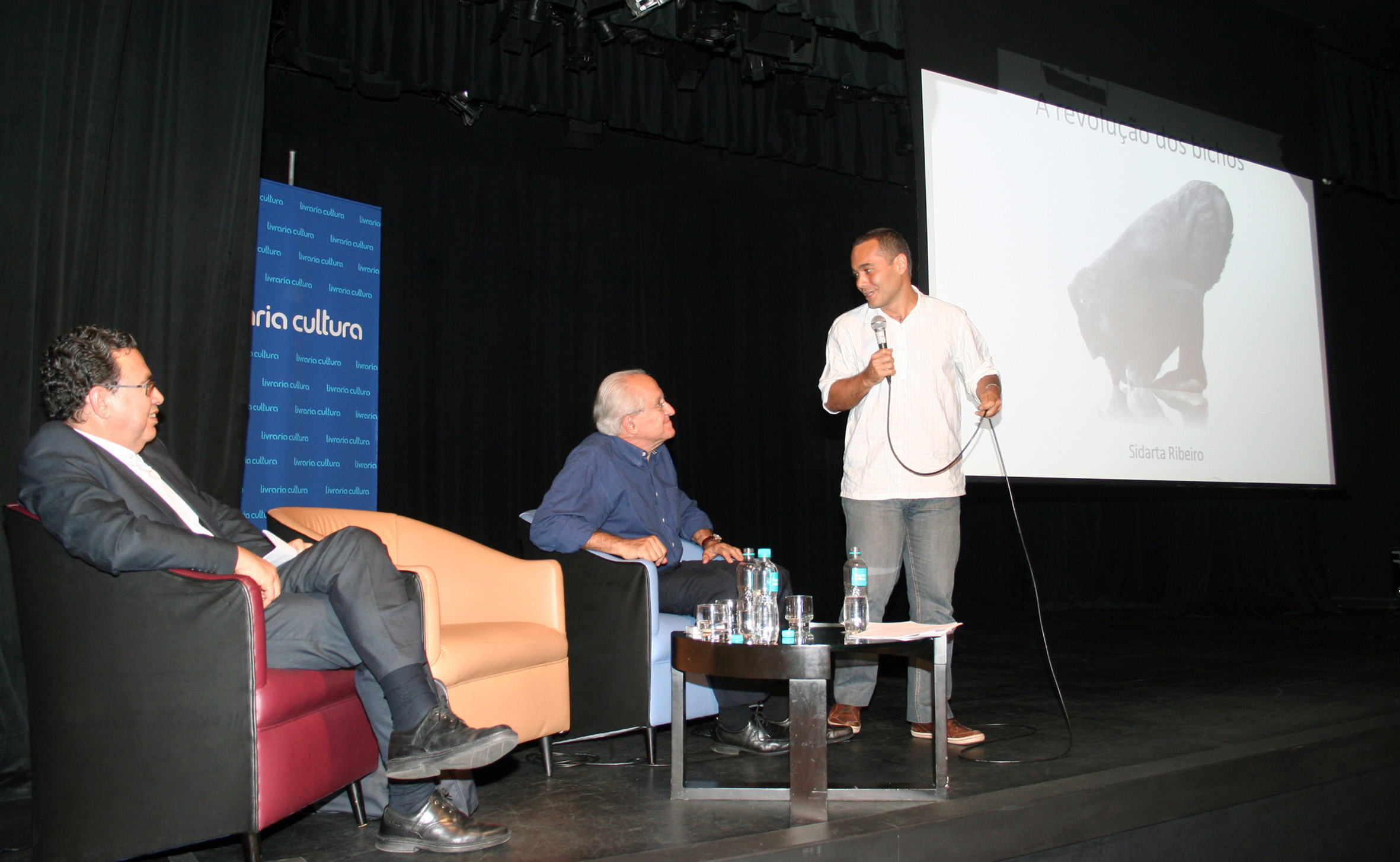 Rubens Naves, Sidarta Ribeiro e César Ades