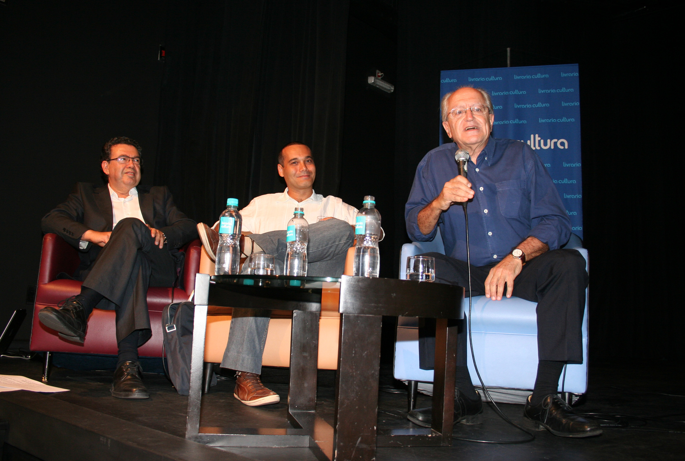 Rubens Naves, Sidarta Ribeiro e César Ades