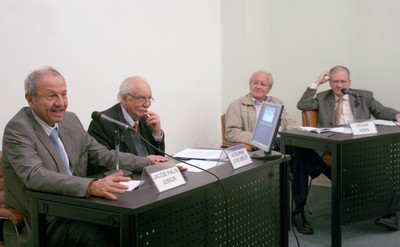 Jacob Palis Jr, Adolpho José Melfi, César Ades e Marco Antonio Zago