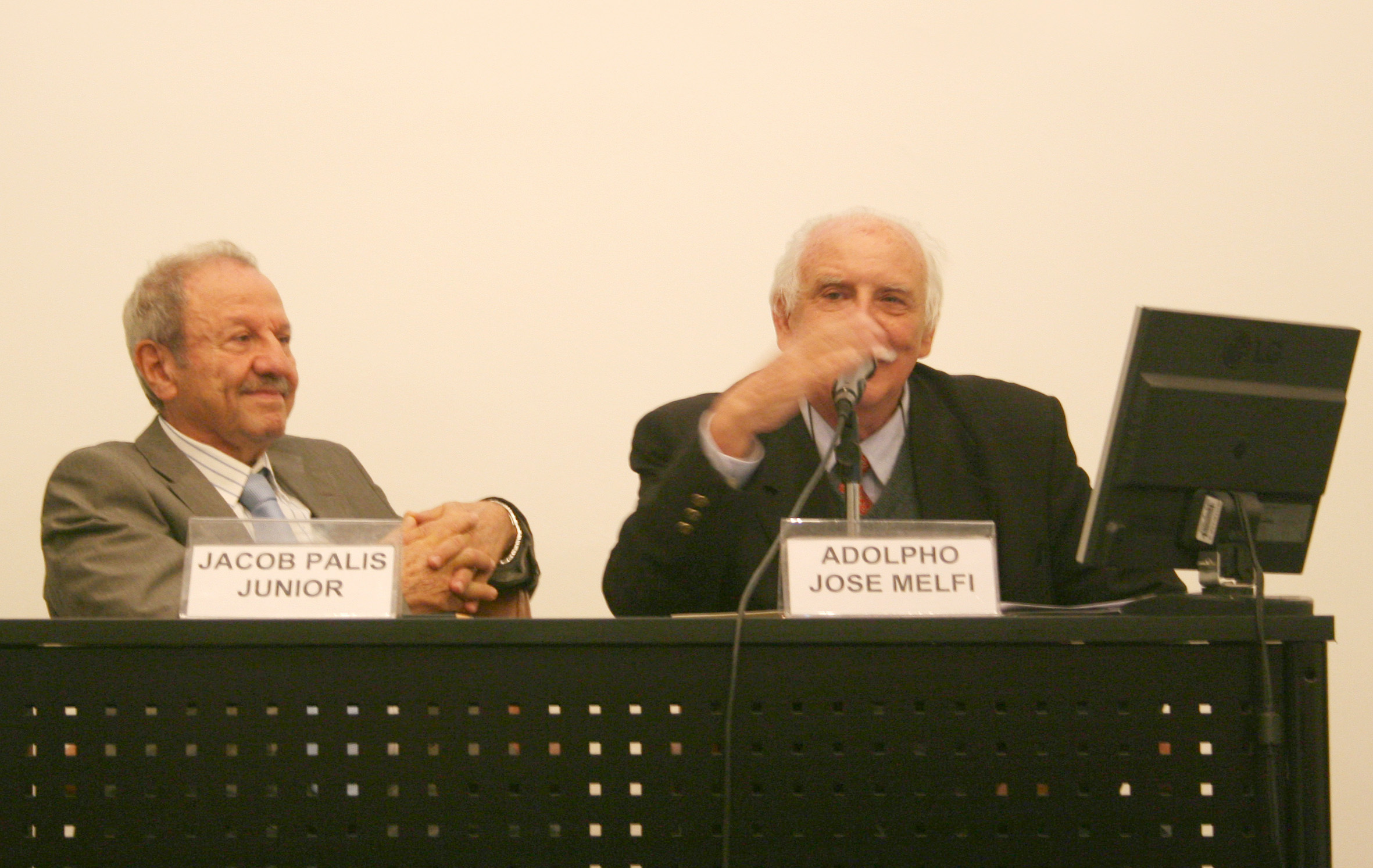 Jacob Palis Jr e Adolphp José Melfi