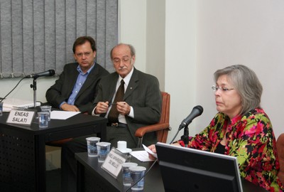 Warwick Manfrinato, Enéas Salati e Neli Aparecida de Mello Thery