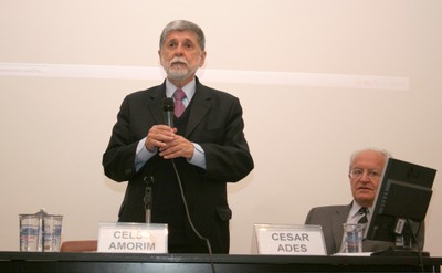 Celso Amorim e César Ades