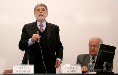 Celso Amorim e César Ades
