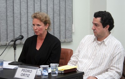 Maritta Koch-Wesser e Pedro Ortiz