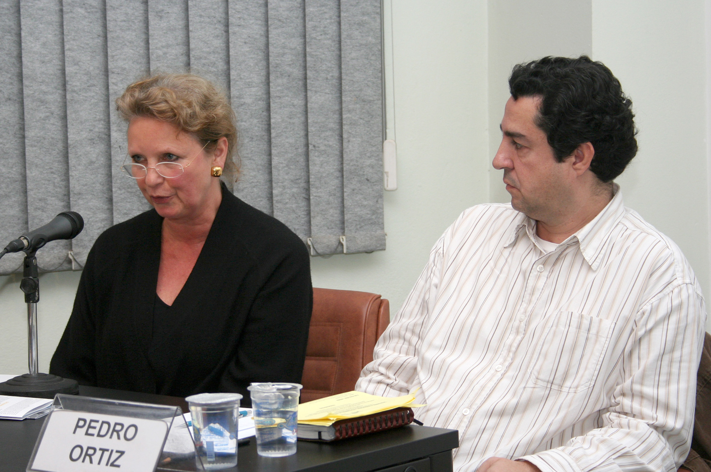 Maritta Koch-Wesser e Pedro Ortiz