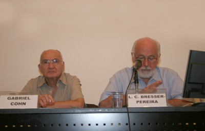 Gabriel Cohn e Luiz Carlos Bresser-Pereira