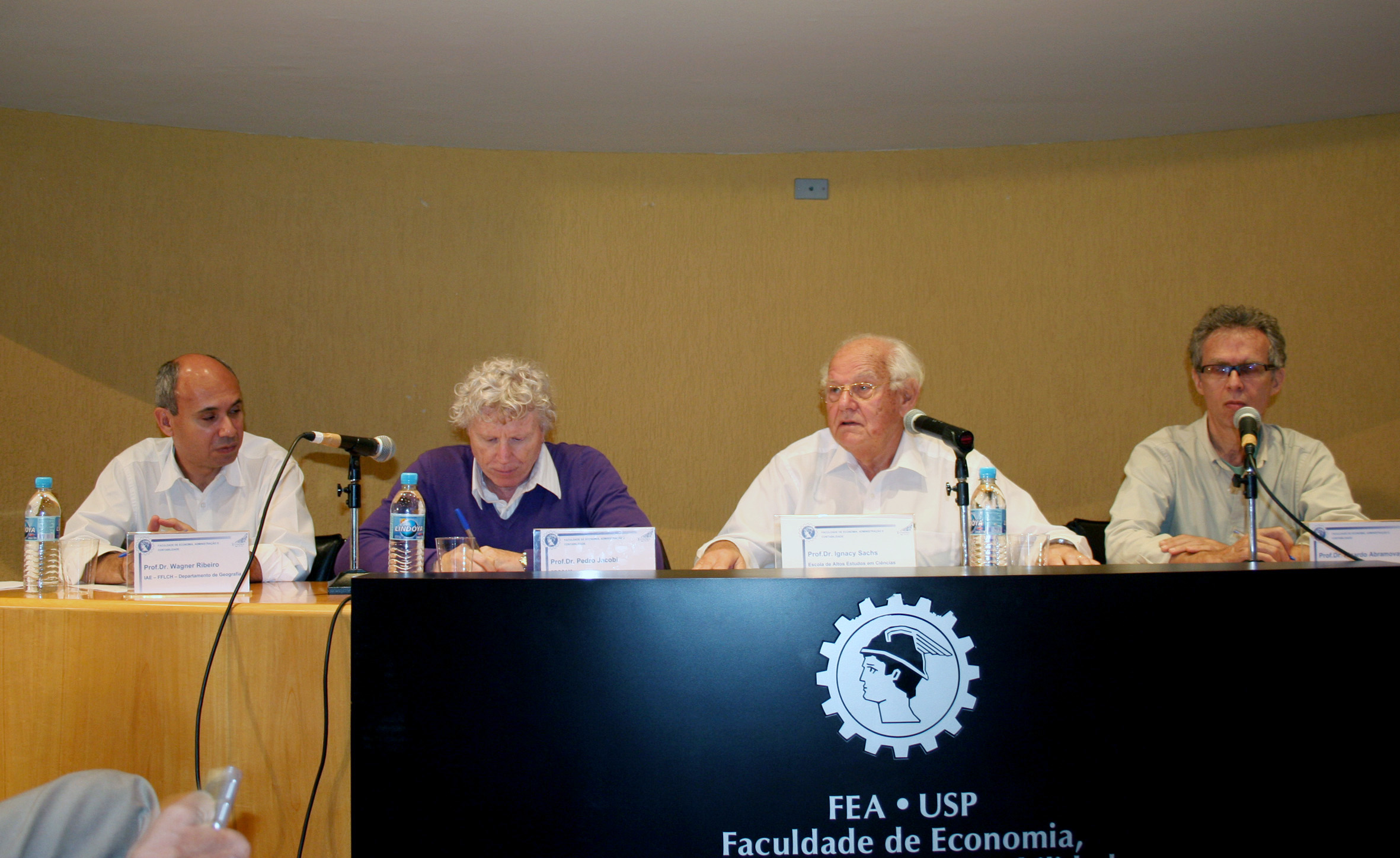 Wagner Costa Ribeiro, Pedro Jacobi, Ignacy Sachs e Ricardo Abramovay