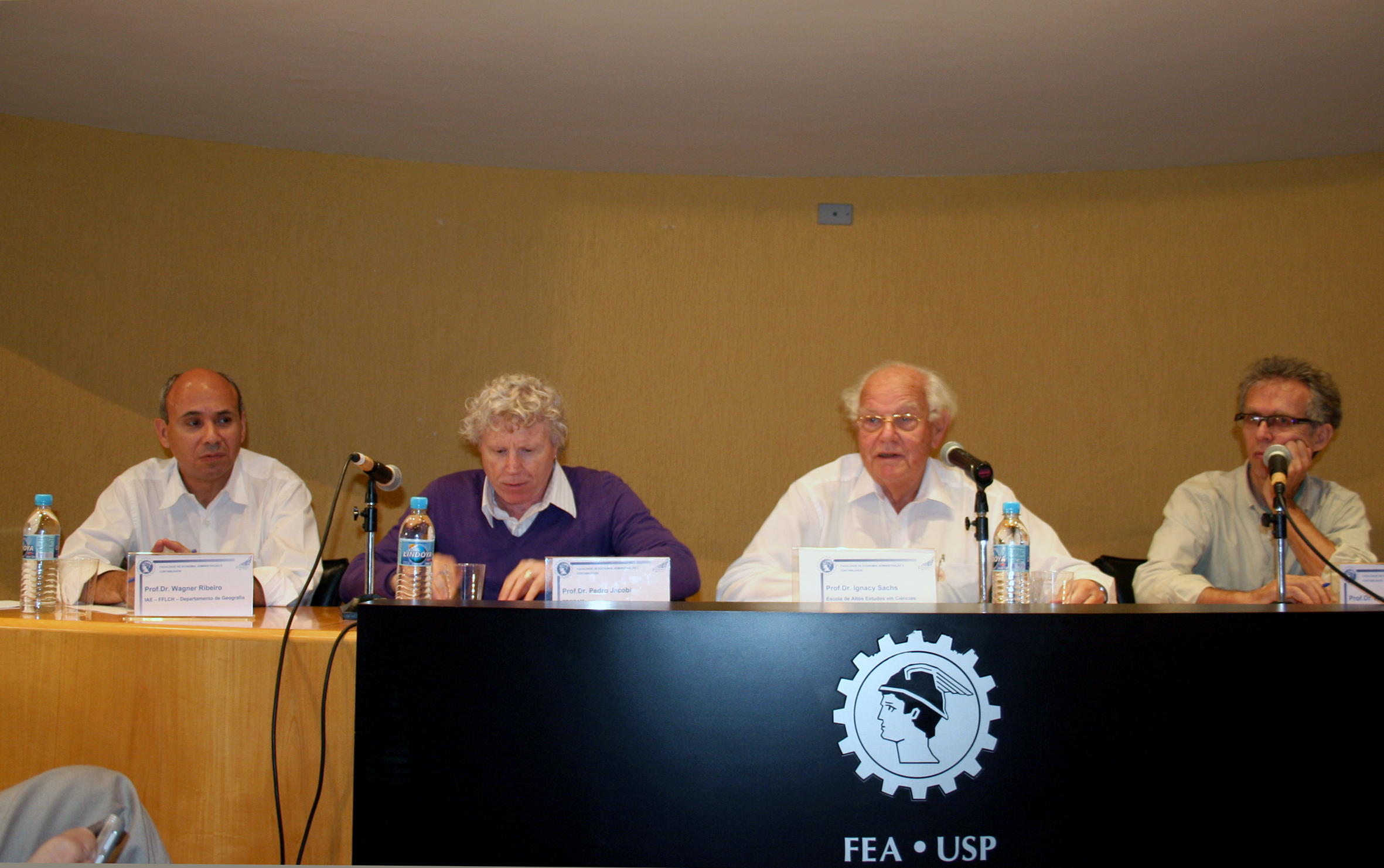 Wagner Costa Ribeiro, Pedro Jacobi, Ignacy Sachs e Ricardo Abramovay