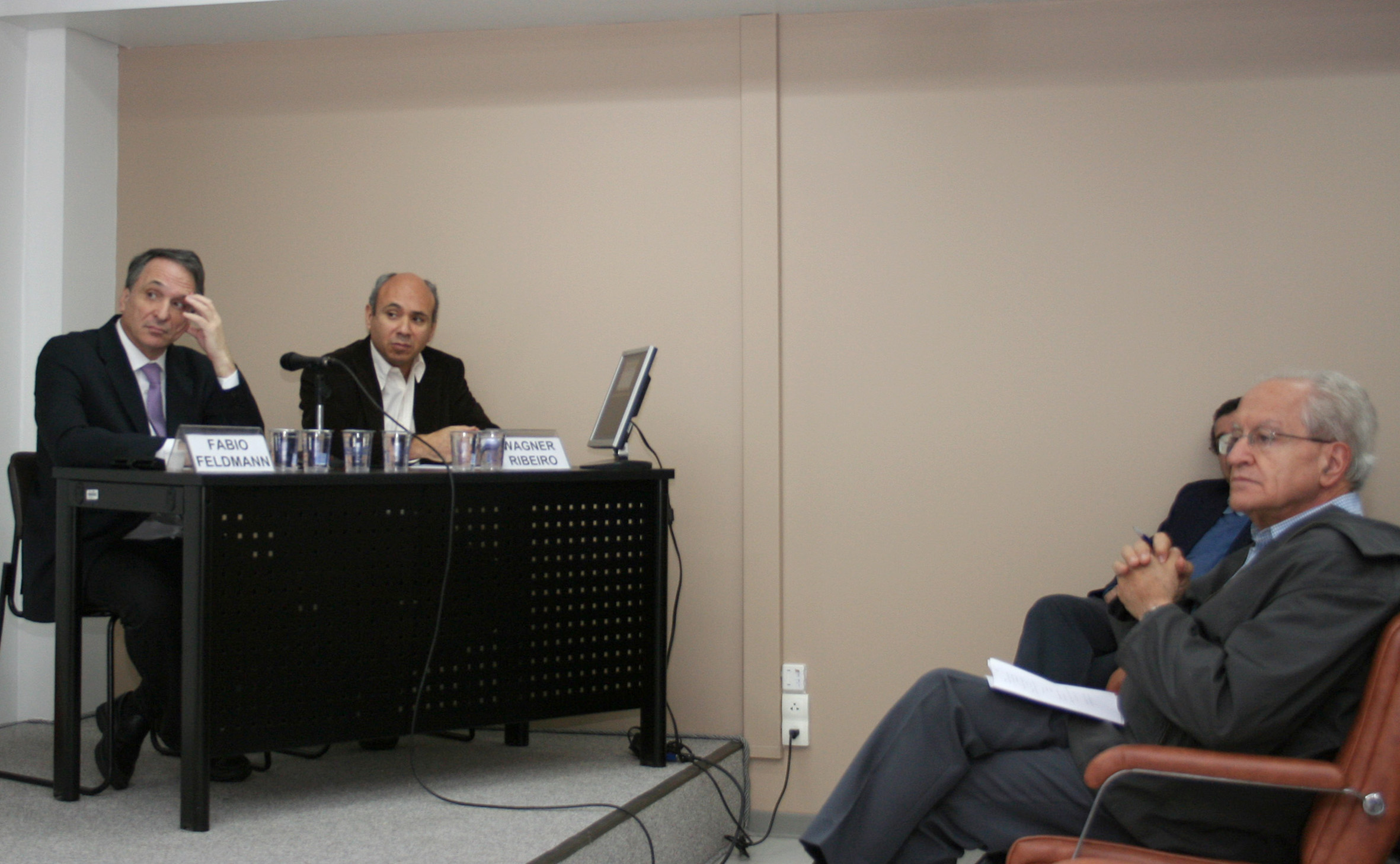Fábio Feldmann, Wagner Costa Ribeiro e César Ades 