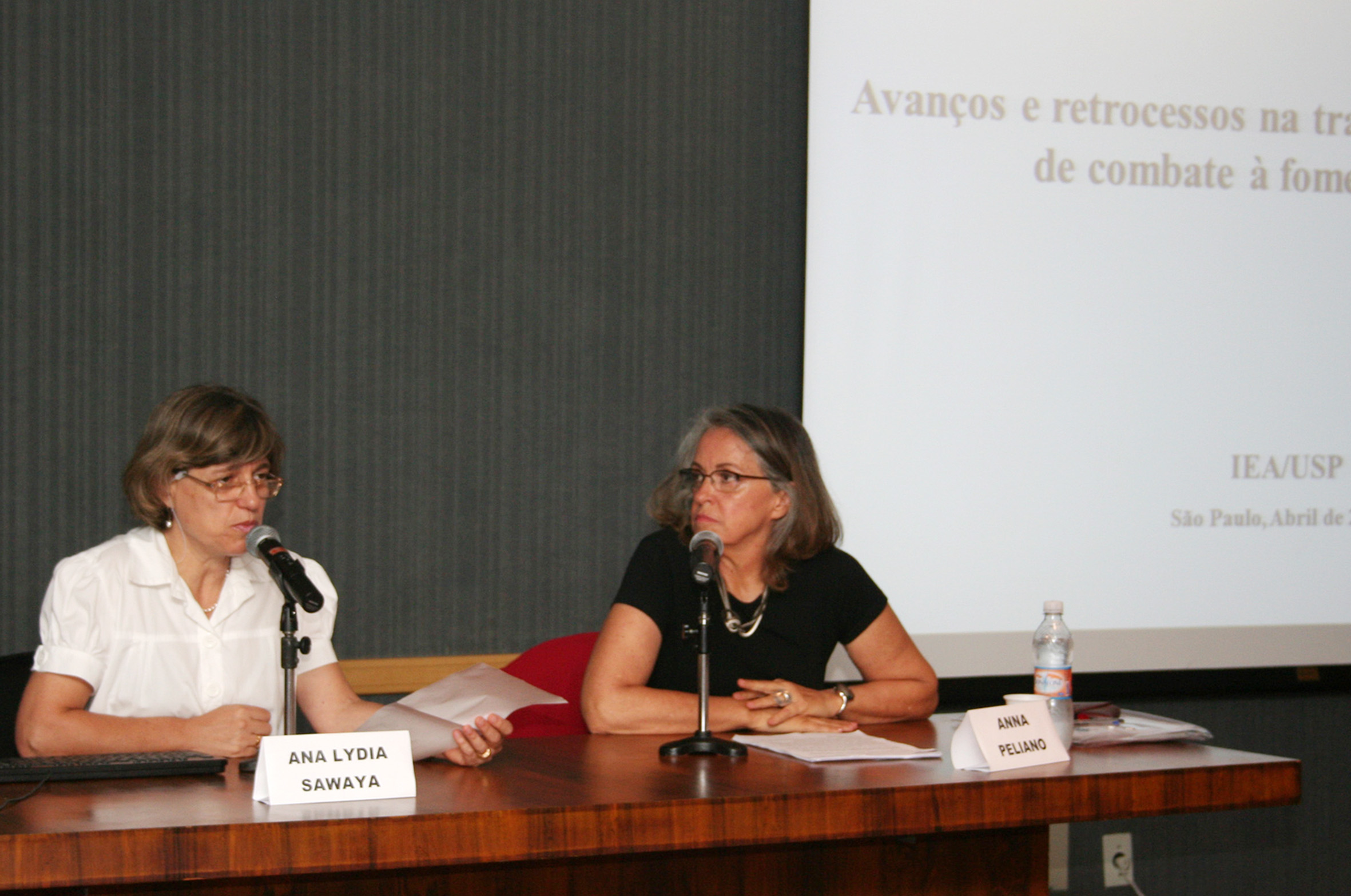 Ana Lydia Sawaya e Anna Peliano
