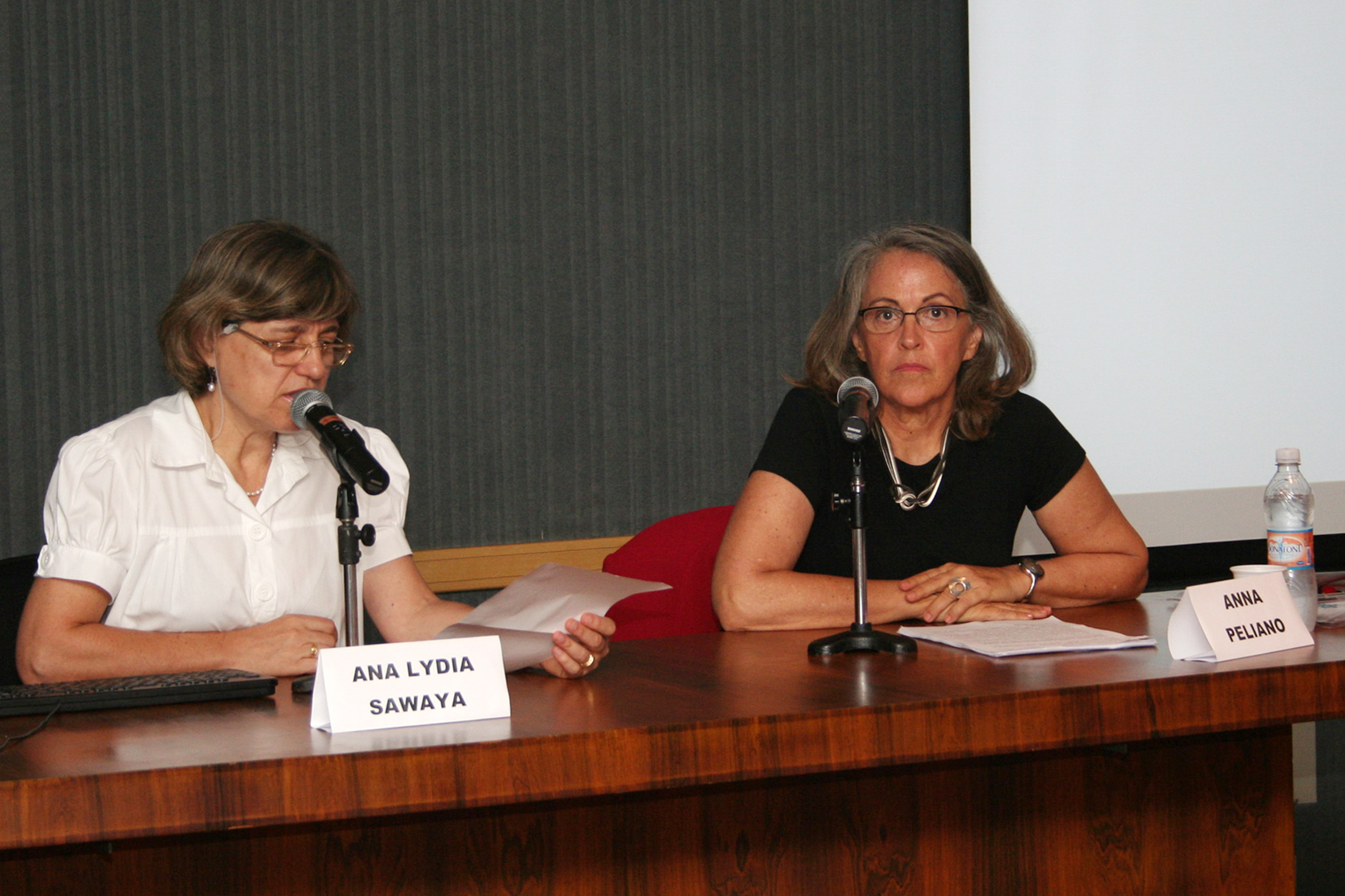 Ana Lydia Sawaya e Anna Peliano