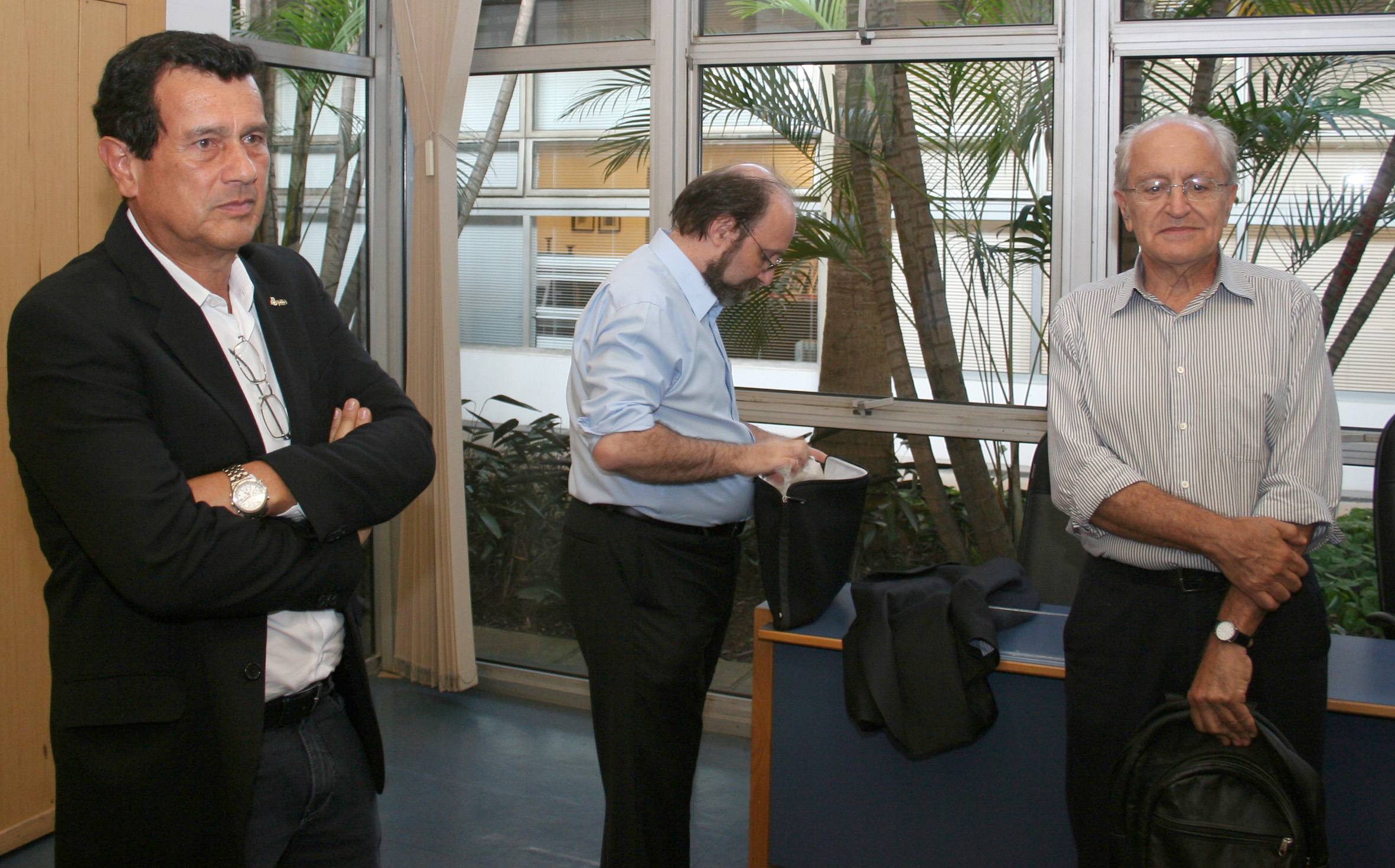 Luiz Roberto Giorgetti de Britto, Miguel Nicolelis e César Ades