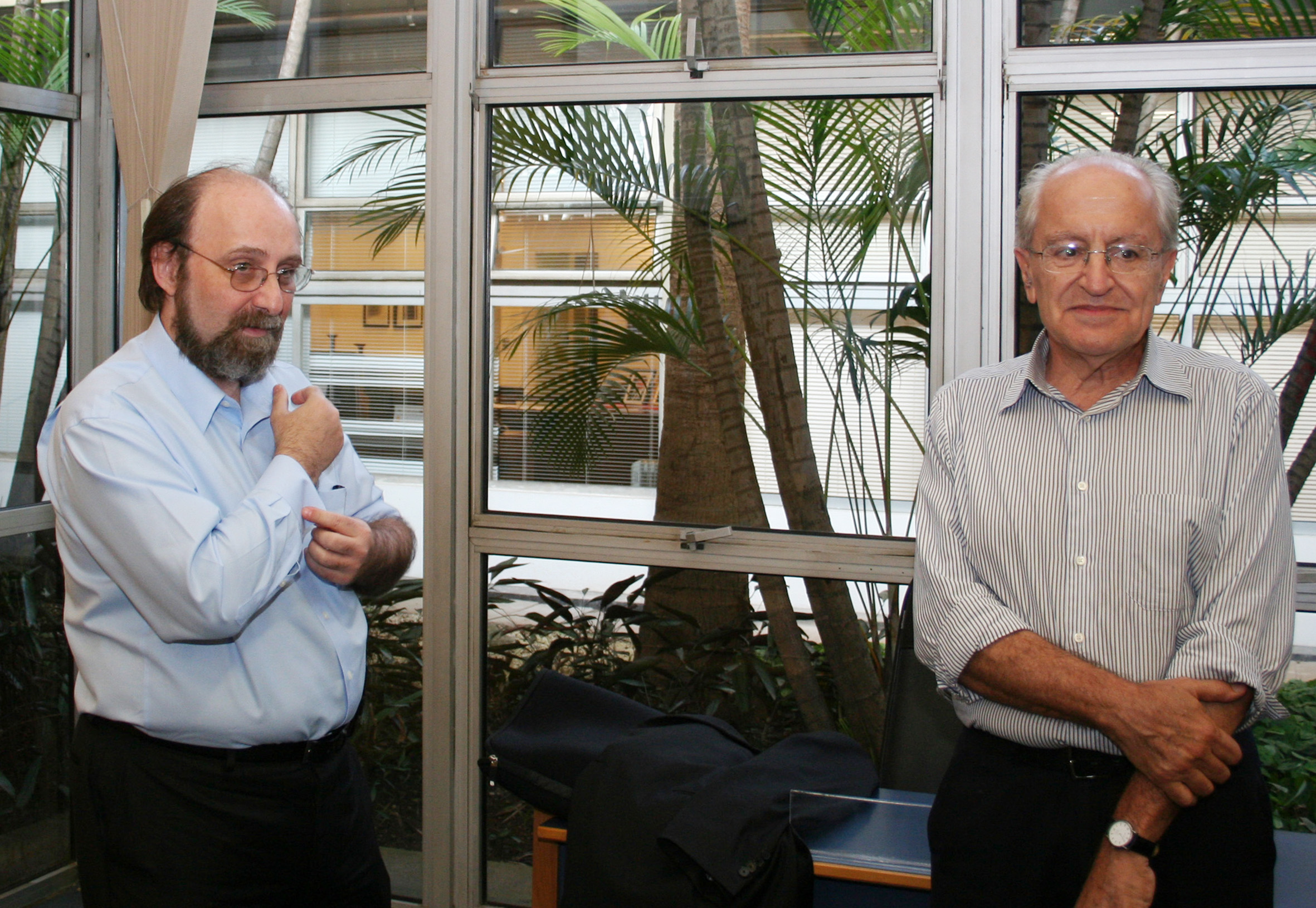 Miguel Nicolelis e César Ades
