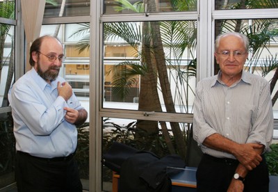 Miguel Nicolelis e César Ades
