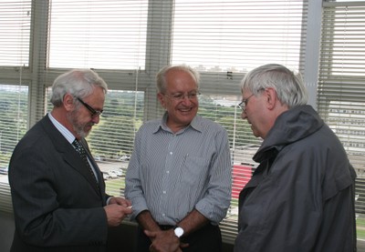 Adnei Melges de Andrade, César Ades e Peter Goddard
