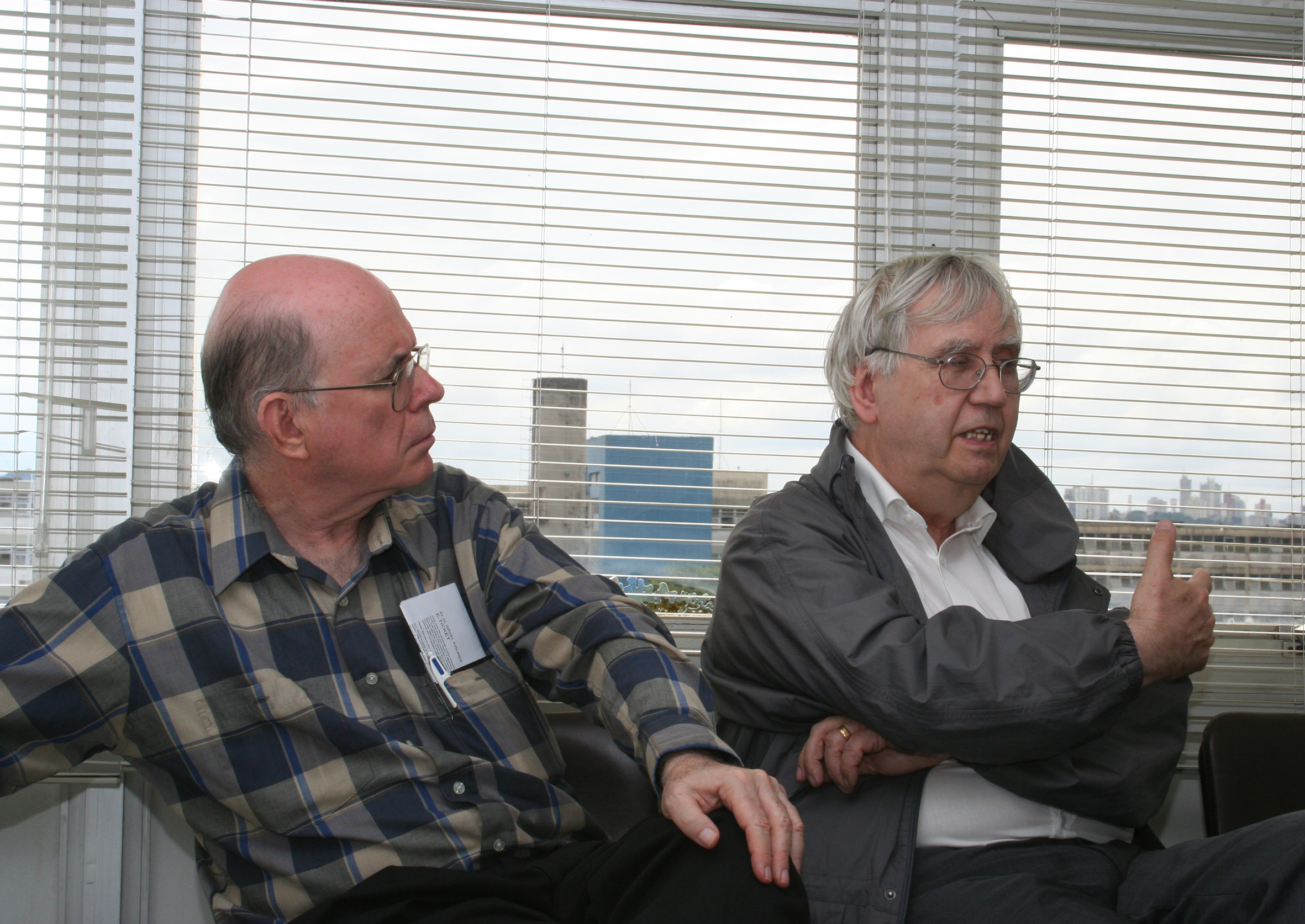 Eliezer Rabinovici e Peter Goddard