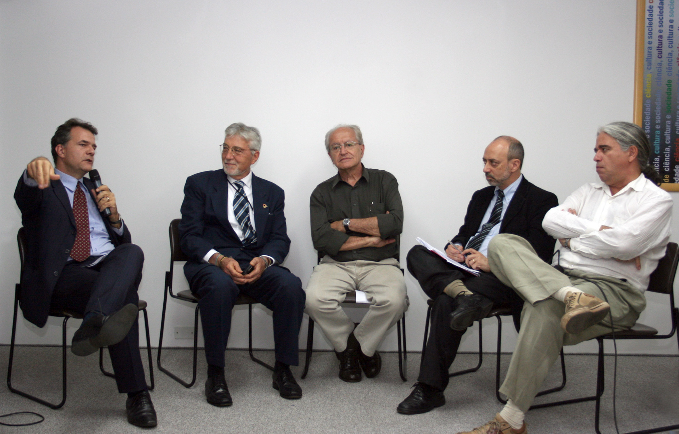 Ricardo Caldas, Guillermo Juan Creus, César Ades, Pedro Paulo Funari e Maurício Loureiro