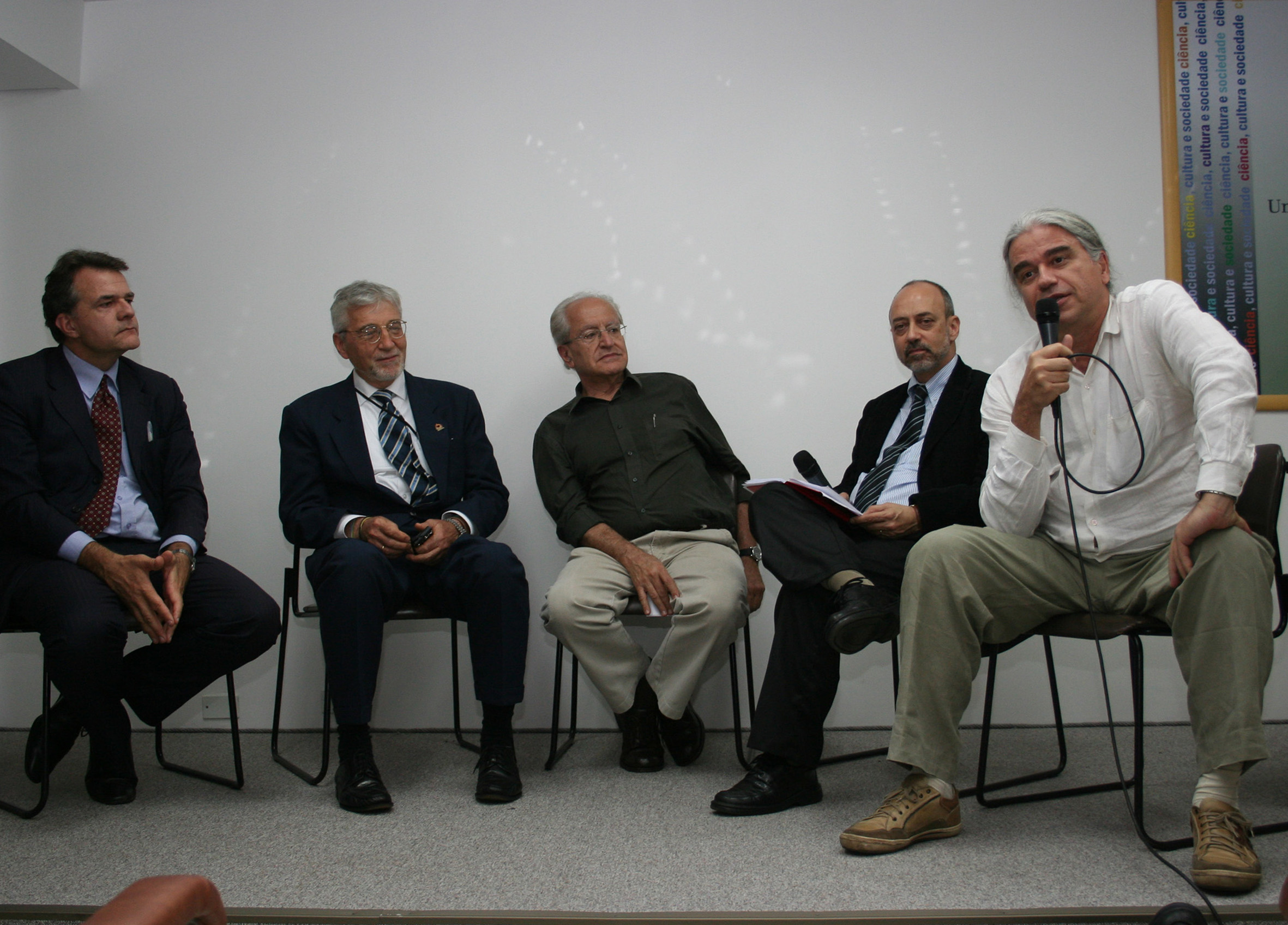 Ricardo Caldas, Guillermo Juan Creus, César Ades, Pedro Paulo Funari e Maurício Loureiro