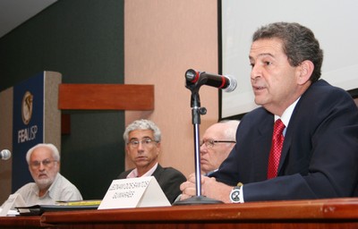 Silvio Salinas, José Eli da Veiga, José Goldemberg e Leonan dos Santos Guimarães