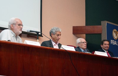 Silvio Salinas, José Eli da Veiga, José Goldemberg e Leonan dos Santos Guimarães
