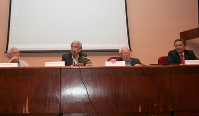 Silvio Salinas, José Eli da Veiga, José Goldemberg e Leonan dos Santos Guimarães