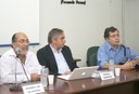 Dennis de Oliveira, Paulo Markun e Ivo Herzog