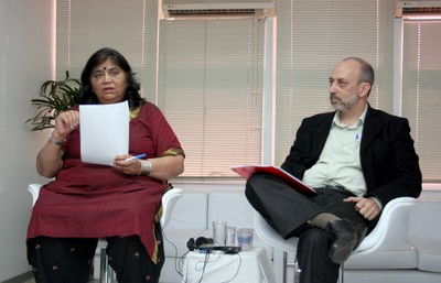 Mridula Mukherjee e Pedro Paulo Funari