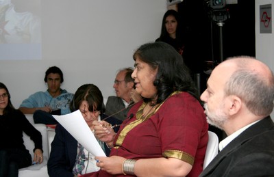 Mridula Mukherjee e Pedro Paulo Funari