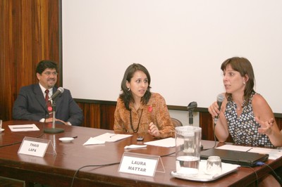 Rodolfo Ponce de Léon, Thais Lapa e Laura Mattar