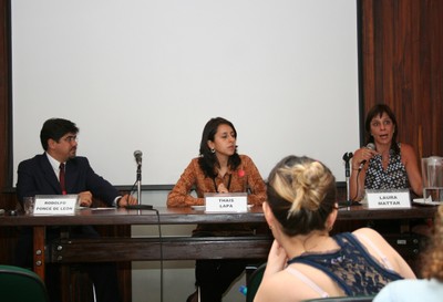 Rodolfo Ponce de Léon, Thais Lapa e Laura Mattar