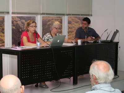 Maria da Penha Costa Vasconcelos, Helena Leal David e Nicolas Lechopier