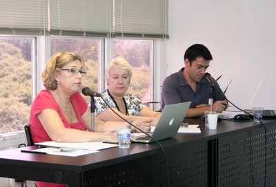 Maria da Penha Costa Vasconcelos, Helena Leal David e Nicolas Lechopier