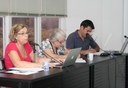 Maria da Penha Costa Vasconcelos, Helena Leal David e Nicolas Lechopier