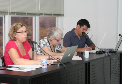 Maria da Penha Costa Vasconcelos, Helena Leal David e Nicolas Lechopier