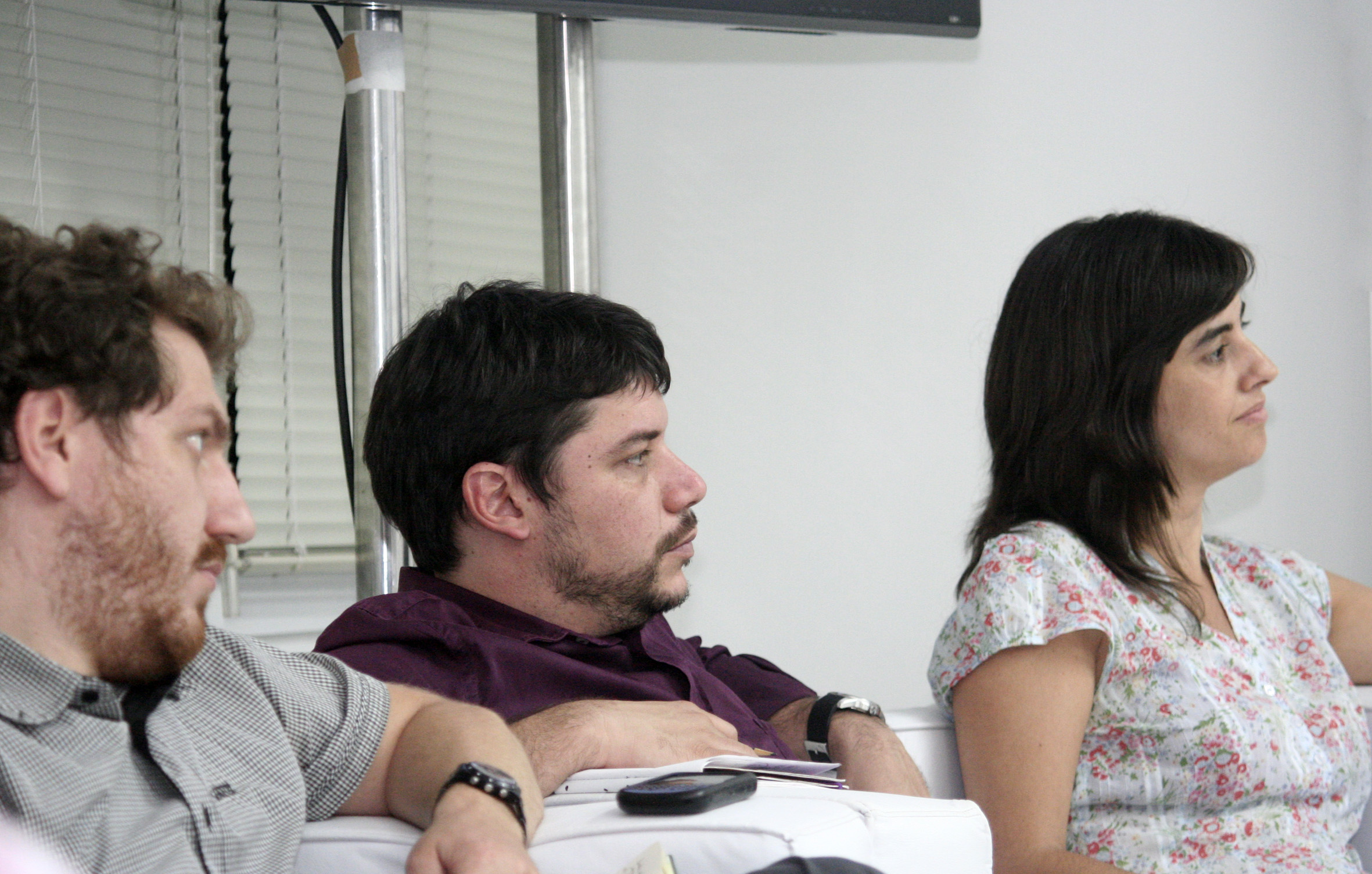 Cauê Alves, Daniel Rangel e Ana Pato