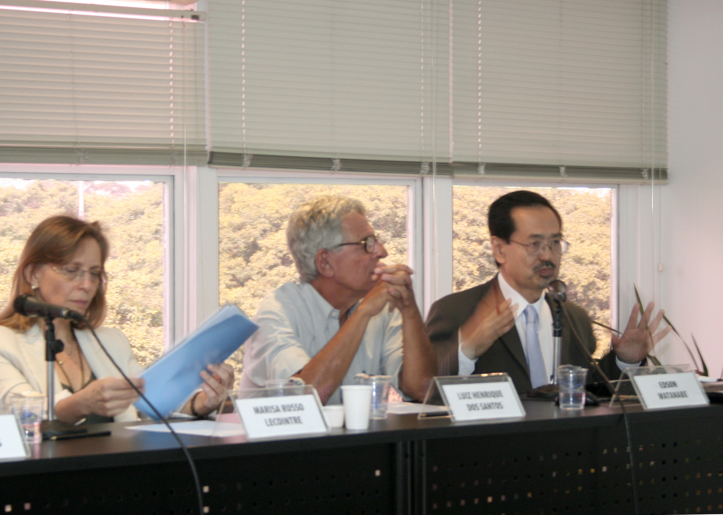 Marisa Russo Lecointre, Luiz Henrique Lopes dos Santos e Edson Watanabe