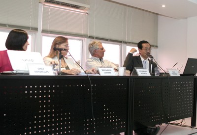 Sonia Maria Ramos, Marisa Russo Lecointre, Luiz Henrique Lopes dos Santos e Edson Watanabe
