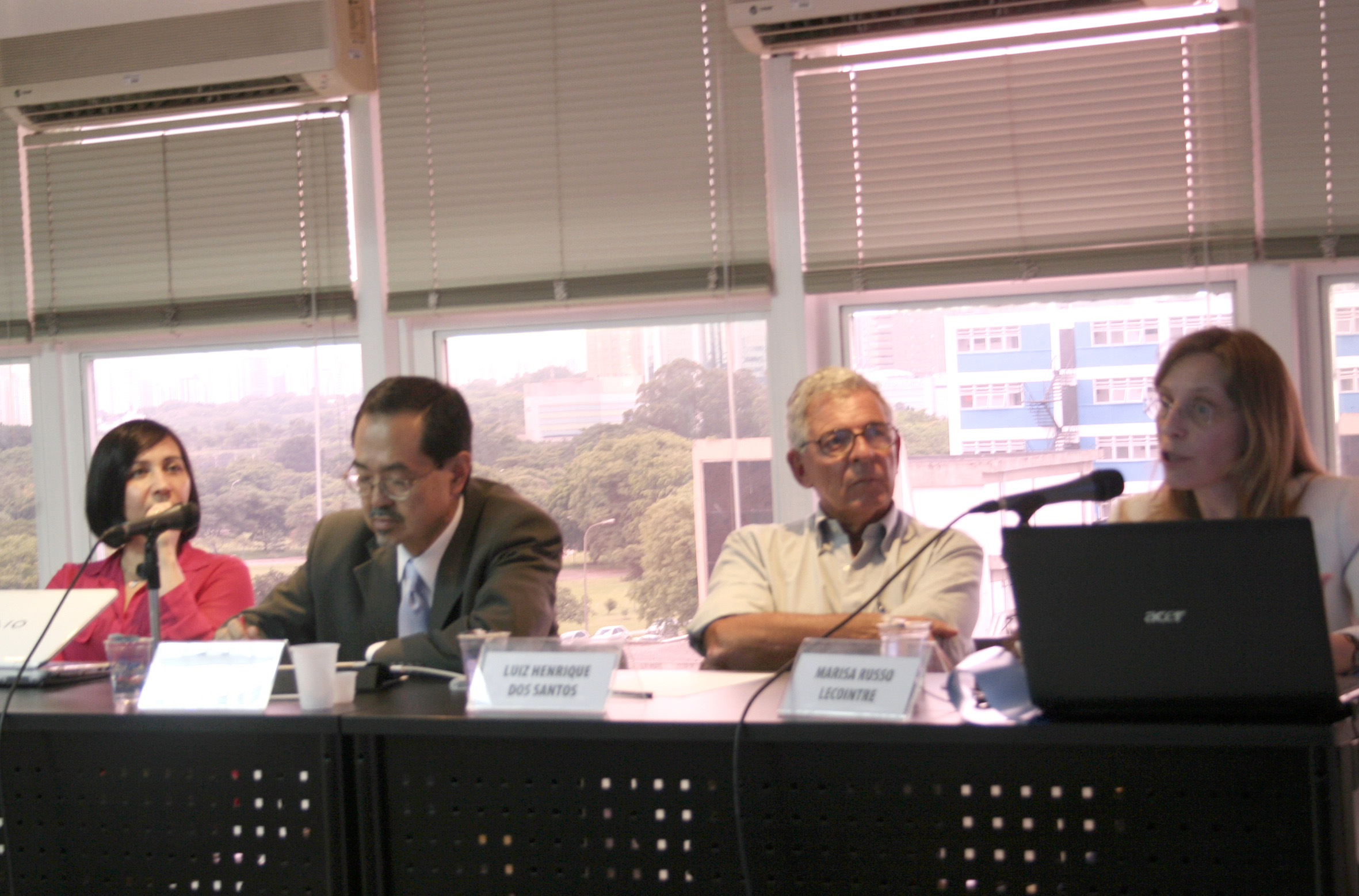 Sonia Maria Ramos Vasconcelos, Edson Watanabe, Luiz Henrique Lopes dos Santos e Marisa Russo Lecointre