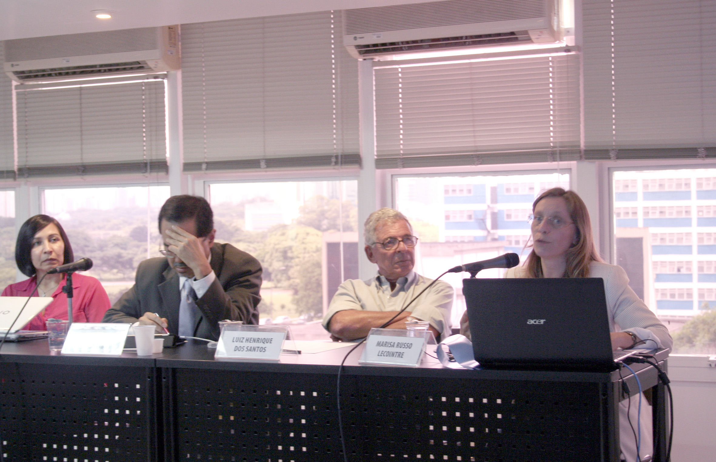 Sonia Maria Ramos Vasconcelos, Edson Watanabe, Luiz Henrique Lopes dos Santos e Marisa Russo Lecointre