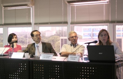Sonia Maria Ramos Vasconcelos, Edson Watanabe, Luiz Henrique Lopes dos Santos e Marisa Russo Lecointre